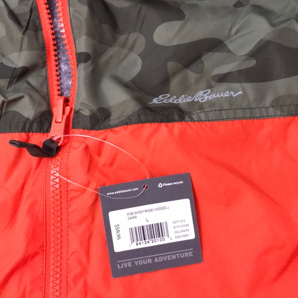 NWT Eddie Bauer Windy Ridge Reverse Hooded Jacket - Picture 3 of 3